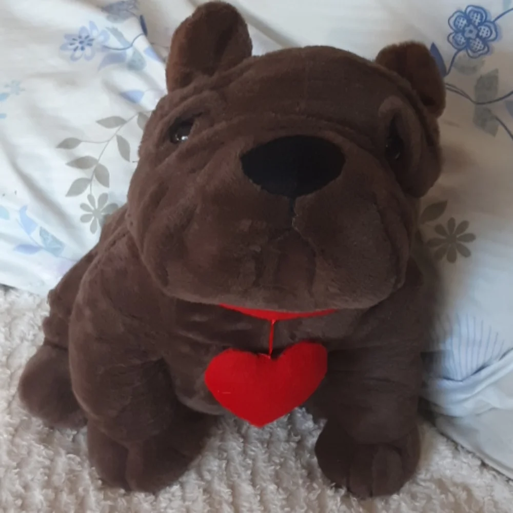 DAN DEE Wrinkle Bulldog Plush Stuffed Animal toy